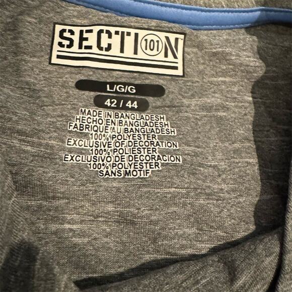 NWT North Carolina Tar Heels Men's Sleeveless Performance Tank Top Gray L Kohls - Picture 4 of 8